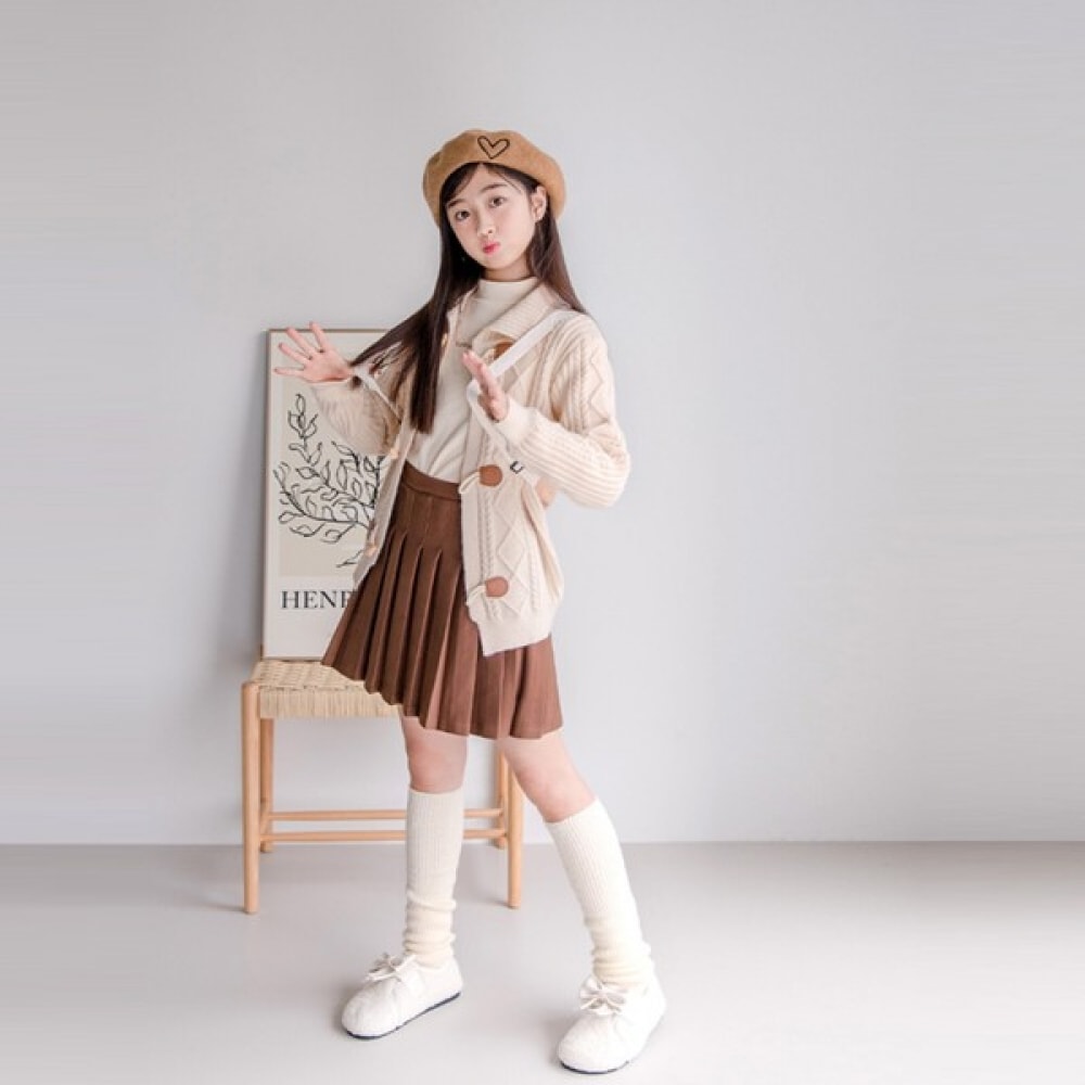 [バブルツリー] マリオバブルツリーピーナッツニットカーディガン