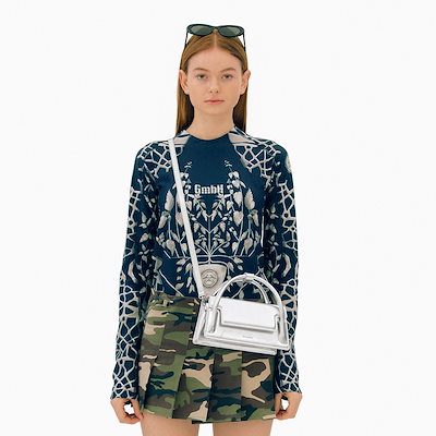 Carving Tribes エンボスレザー ハンドバッグ 【公式通販】