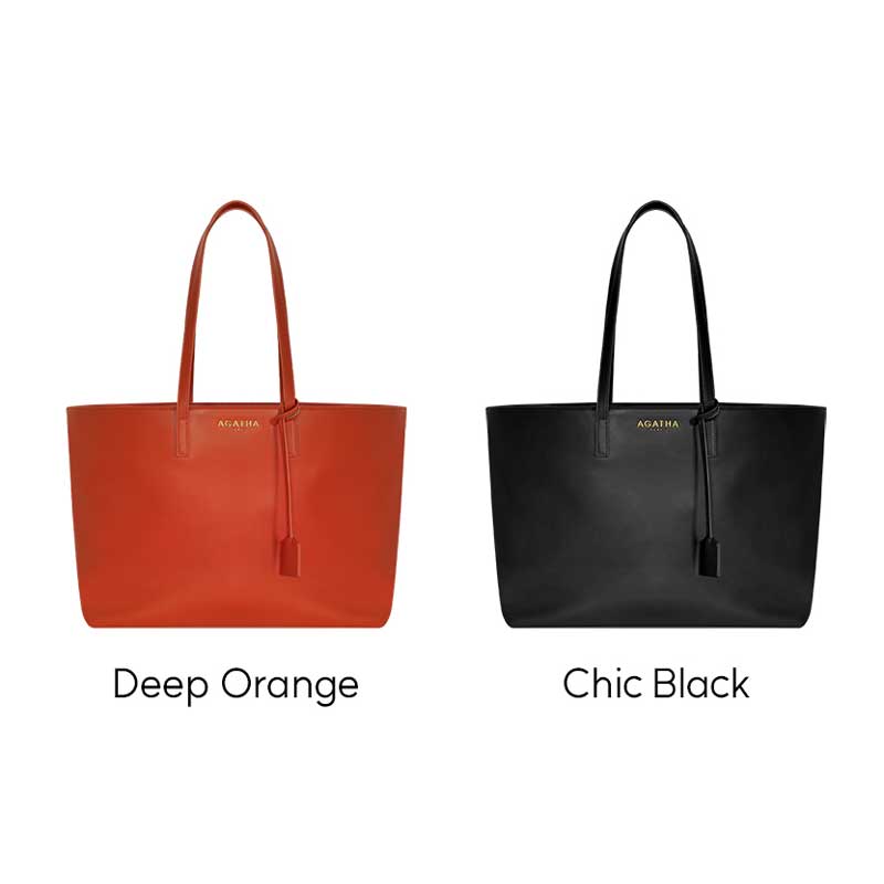 AGTB135-701 肩掛けOKシンプルビッグトートバッグ（ポーチ付）