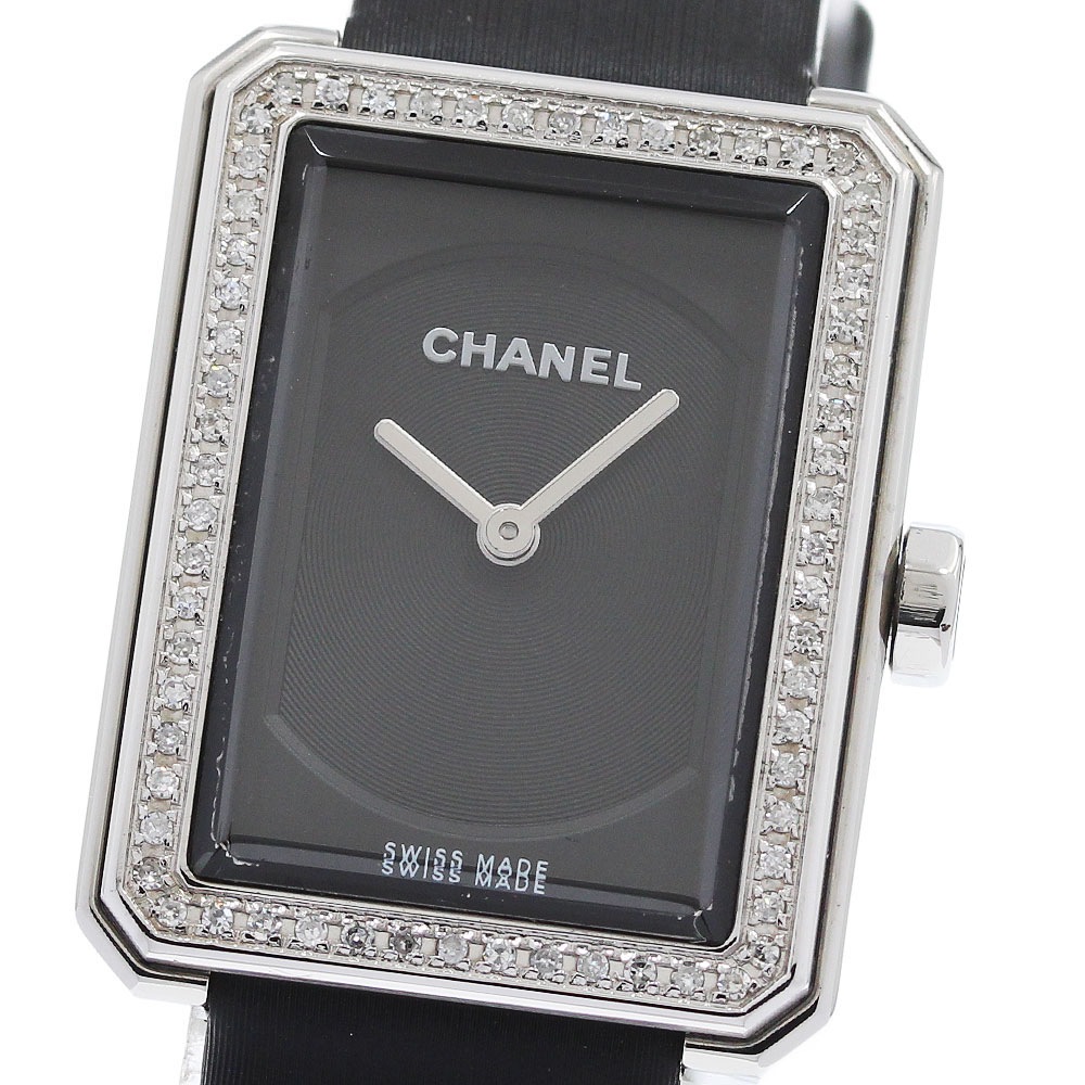 シャネル CHANEL H4883 ボーイフレンド ダイヤベゼル クォーツ レディース 良品 _960138【中古】
