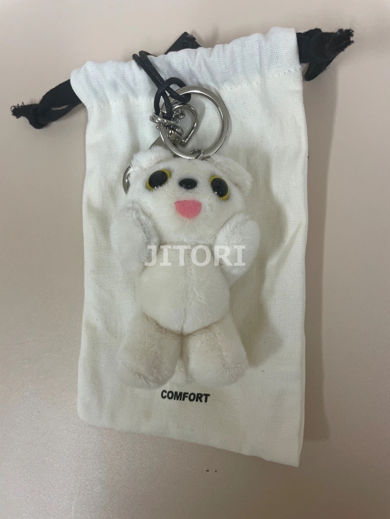 COMFORT MUNK KeyRing ぬいぐるみ キーホルダー　アイボリー COMFORT MUNK KeyRing ぬいぐるみ キーホルダー アイボリー