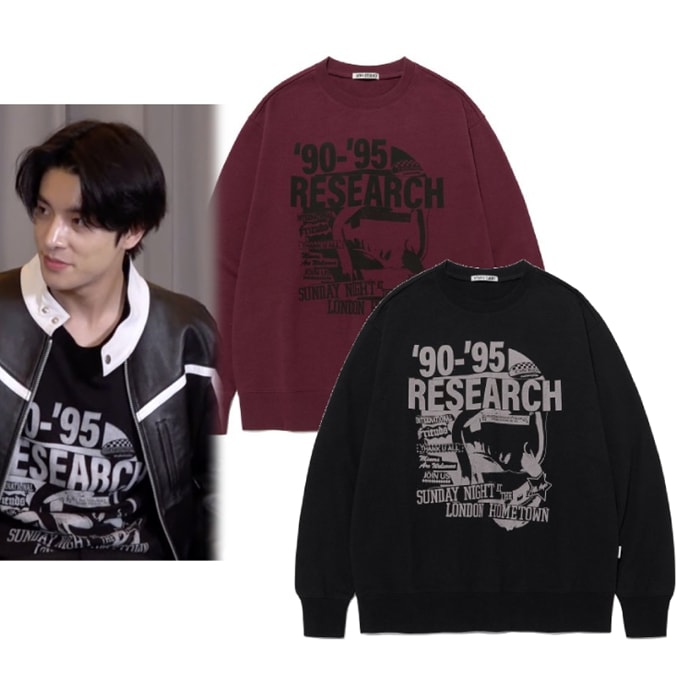 【ENHYPEN JAKE着用】 RESEARCH CREWNECK
