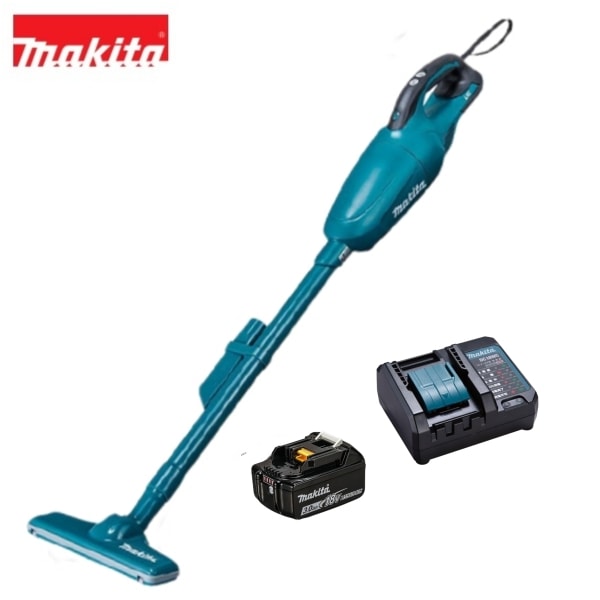 当店だけ！バッテリー充電器も1年保証! マキタ 18V コードレス 掃除機 青 カプセル式 CL181FDZ + バッテリー BL1830B + コンパクト充電器DC18WC