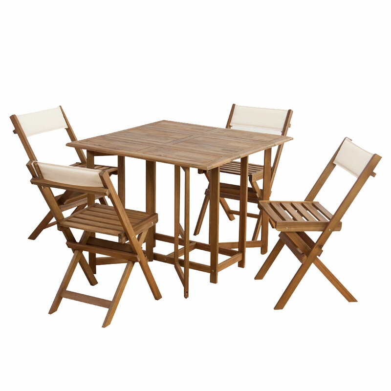 クリコ ダイニング5点セット NX-930 【 チェアー テーブル ガーデン家具 庭 アウトドア 椅子 エクステリア 屋外用 ガーデンファニチャーセット イス 】