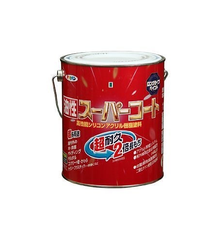 （まとめ買い）油性スーパーコート 1.6L ライトグリーン [x3缶セット]