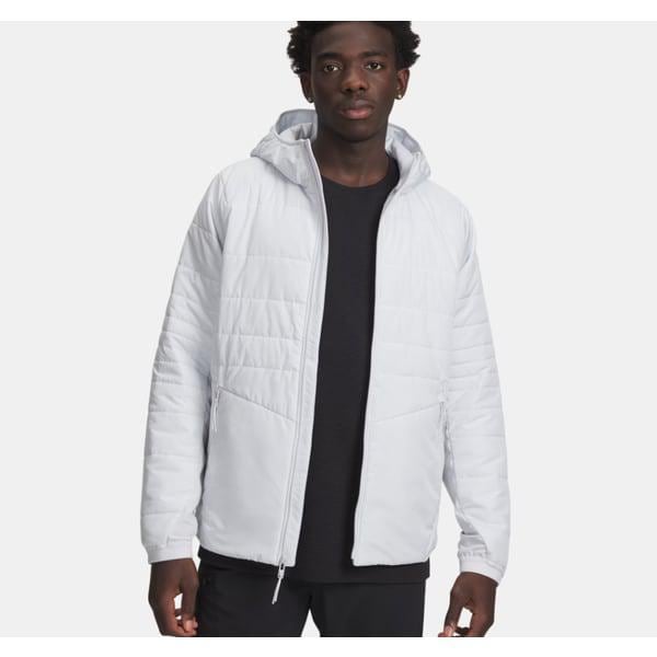 1378494 023 ライトグレー UA Storm セッション ハイブリッド ルーズフィット 軽量パディングジャケット
