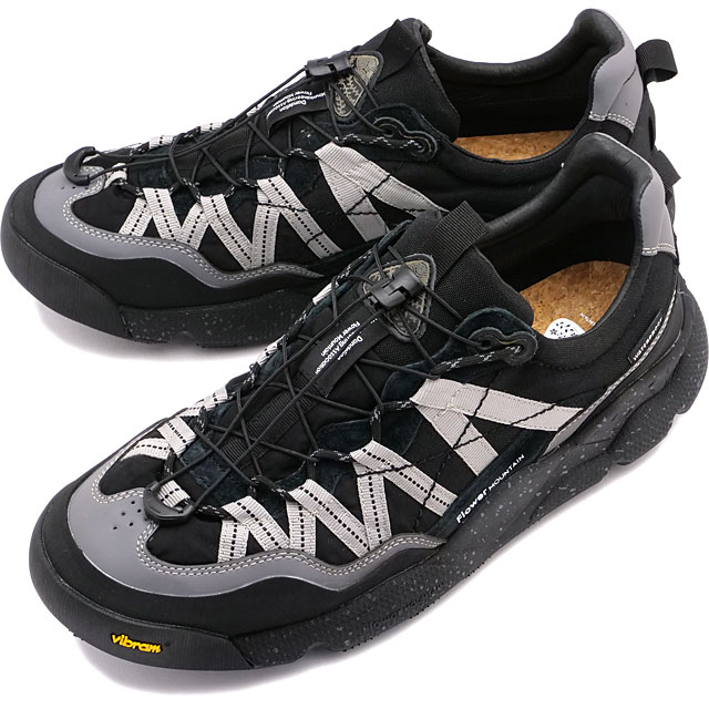 スニーカー イワノツー [FM100007] IWANO2 メンズ 靴 トレッキングシューズ ビブラムソール アウトドア Black/Gray 正規取扱店 20,625円