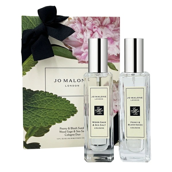 JO MALONE ピオニー&ブラッシュスエード+ウッドセージ&シーソルトコロンデュオ 30mL×2