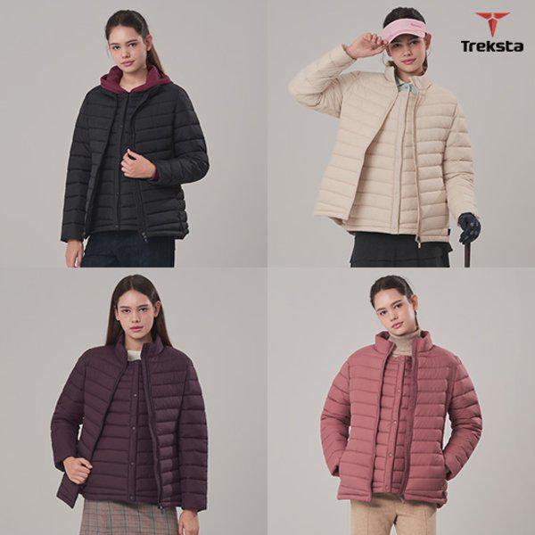 [Treksta] 25FW 女性 軽量パディング+ベスト 2種セット