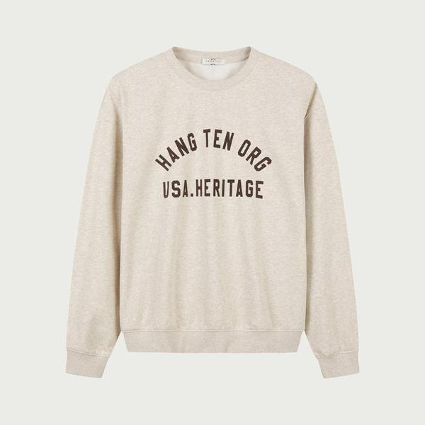 HC04 メランジフロッキーマンツーマン_メランジフロッキーマンツーマン_ライトベージュ1056 (S45900941)