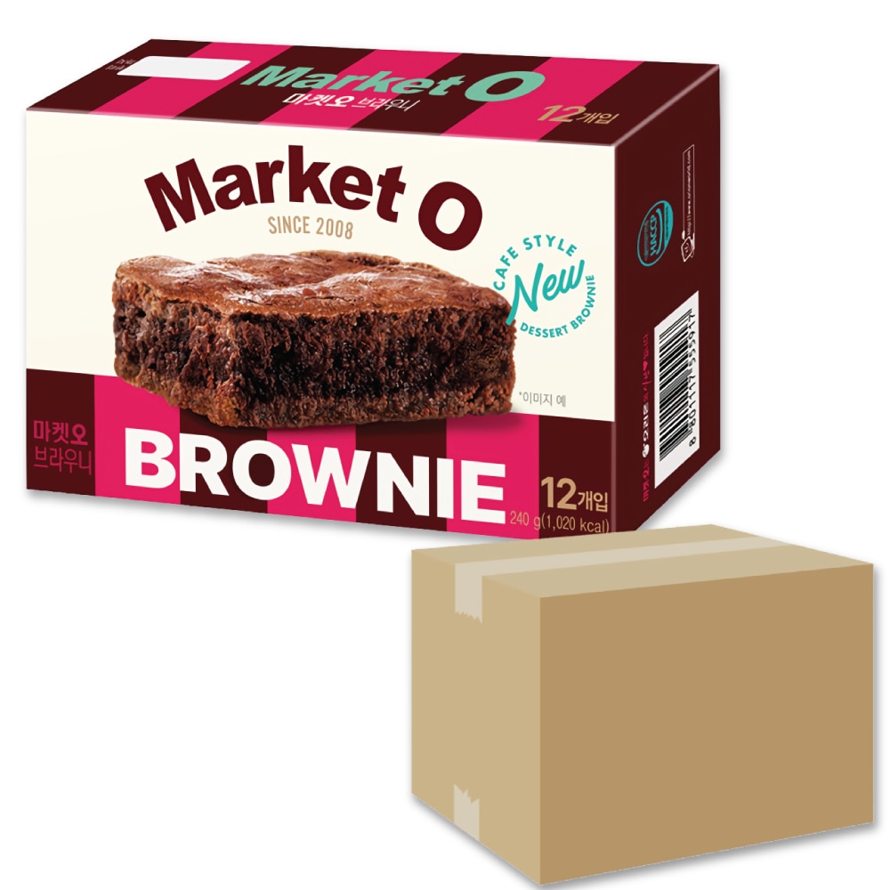 マーケットオー リアルブラウニー 240g (20g*12袋入) 20個セット / オリオン Market O 韓国 お菓子 brownie おやつ