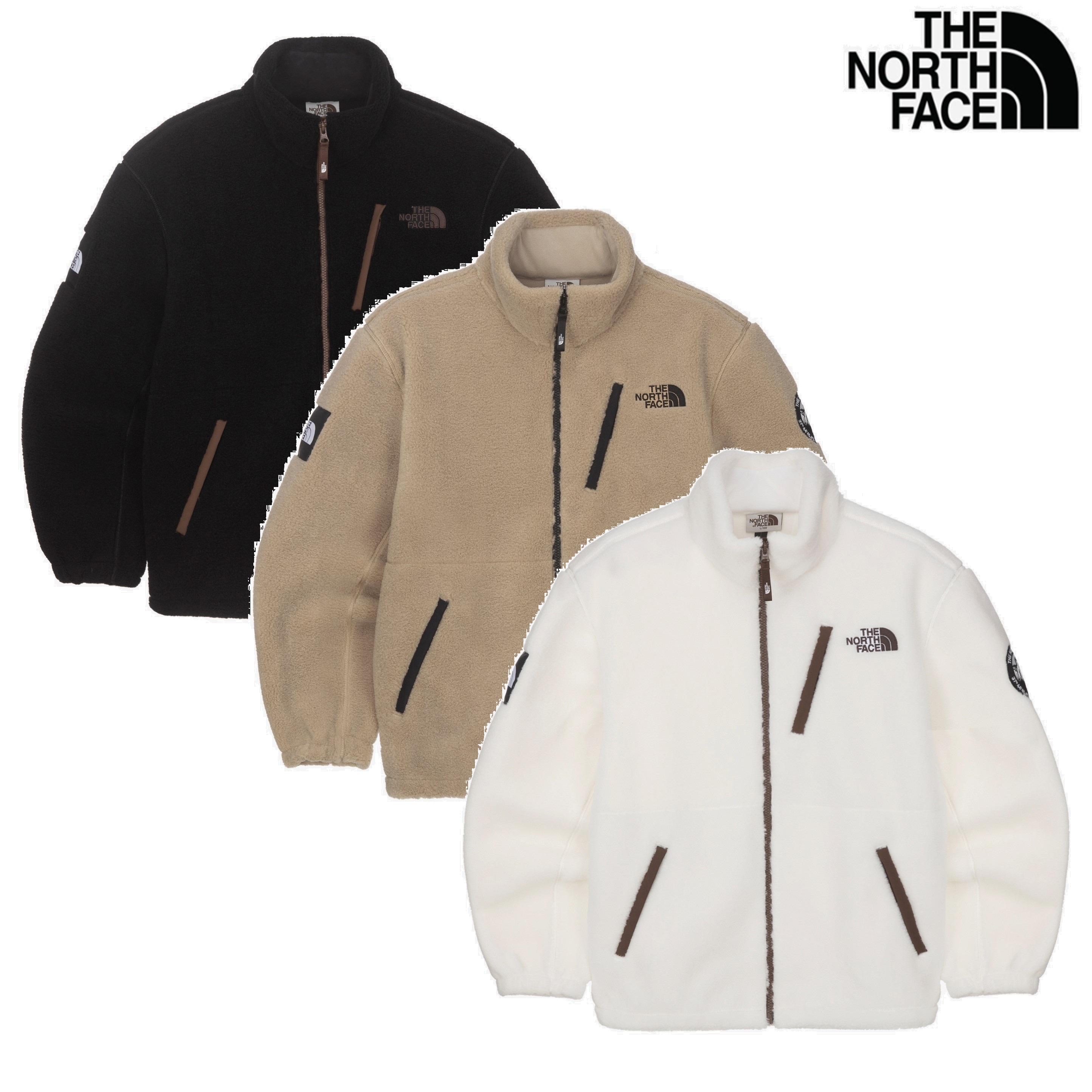 RIMO EX FLEECE JACKET 3色 新商品 韓国人気 男女共用 冬のファッション 防寒用品 カップルアイテム 女性服 韓国ファッション カップルアイテム ストリートファッシ