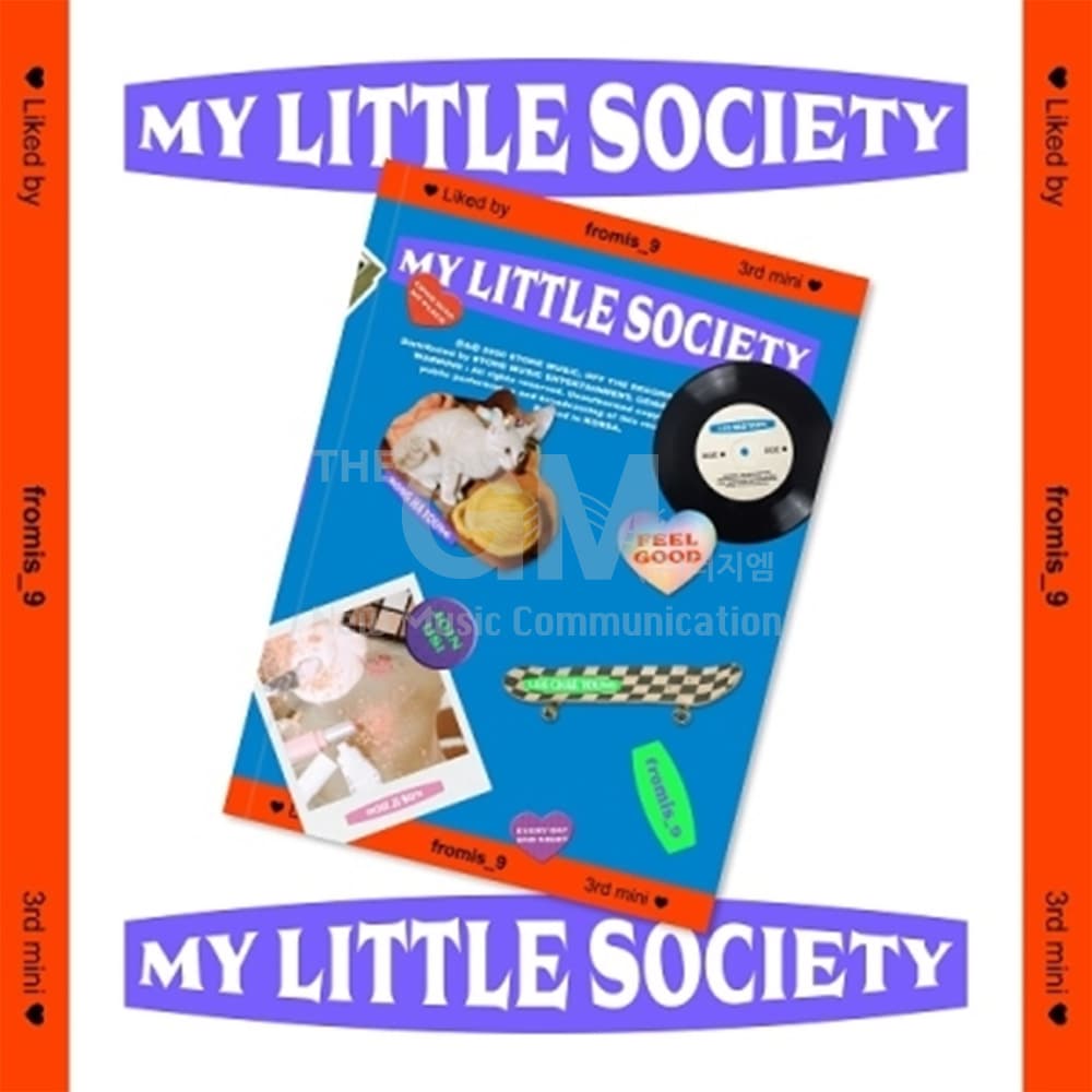 （TF012）1CD_プロミスナイン（fromis_9）-3rd Mini Album [My Little Society]（My Society Ver）/レコード/ / K-POP /韓国の発