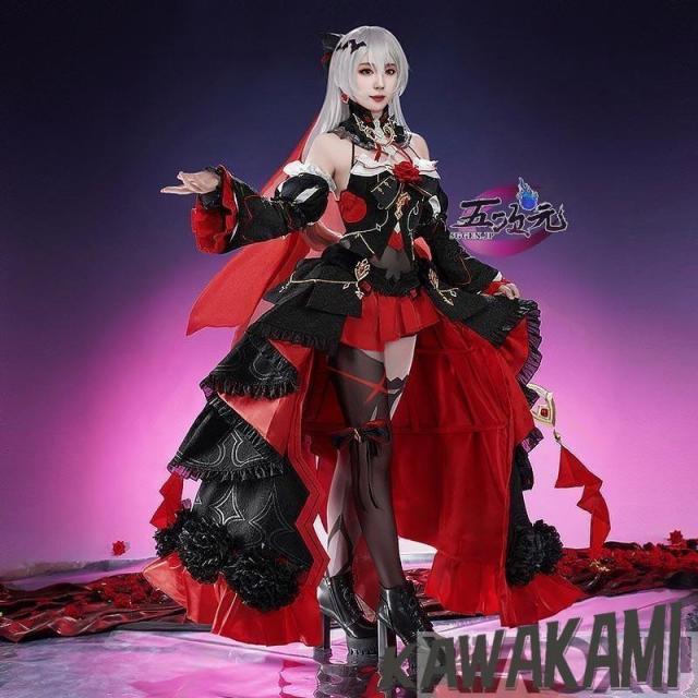 五次元　基萌　崩壊3rd　テレサ　テレサ・アポカリプス　 月下の誓い　コスプレ　衣装　ウィッグ　靴　追加可能