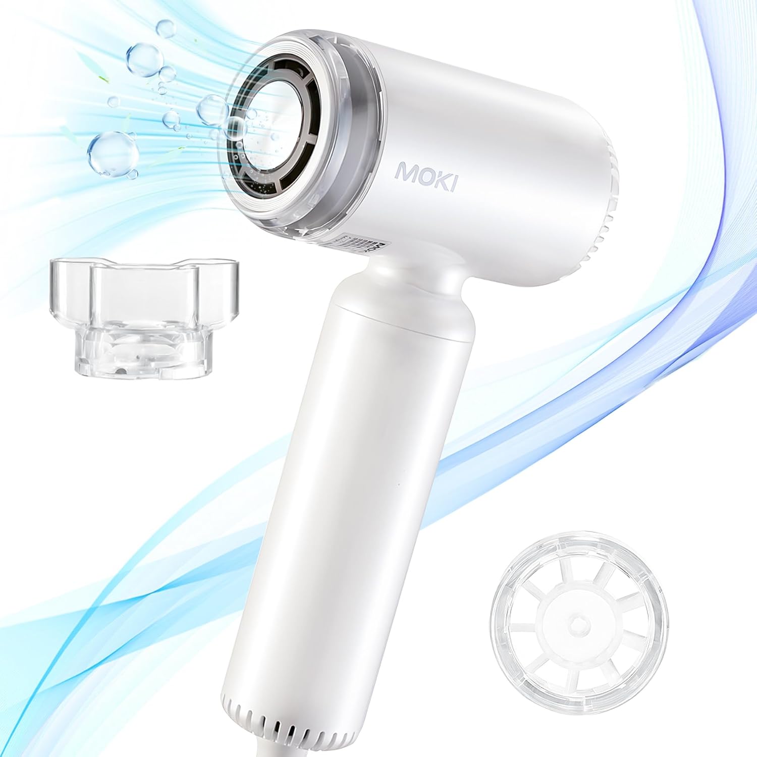 【60秒速乾】ヘアドライヤー ミニ 大風量 2億高濃度マイナスイオン搭載 速乾ノズル付き 6モード 静電気防止 57℃恒温ケア 過熱防止 静音設計 コンパクト 旅行/出張/家庭用 PSE認証済み