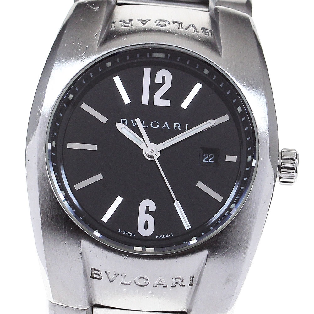 ブルガリ BVLGARI EG30S エルゴン デイト クォーツ レディース 箱保証書付き_815733【中古】