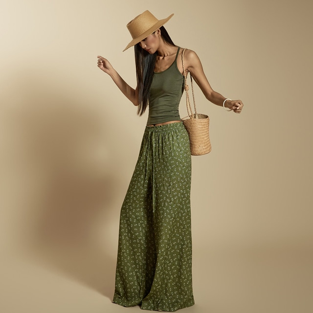 P3603 ペイズリー パンツ