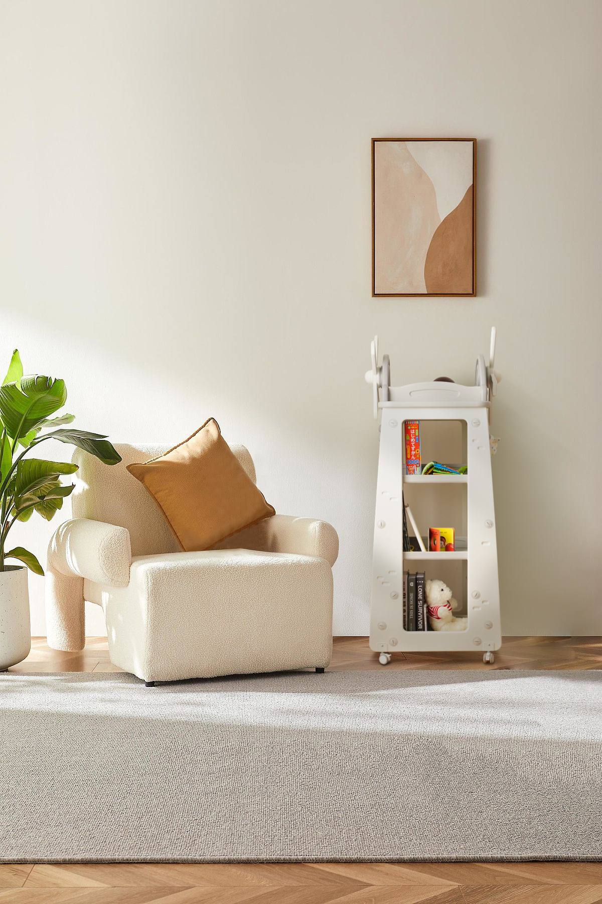 風車型 おもちゃ収納 大容量 キッズ 収納ラック 3段 キャスター付き 360回転可能 子供　クリスマスプレゼント 7,993円