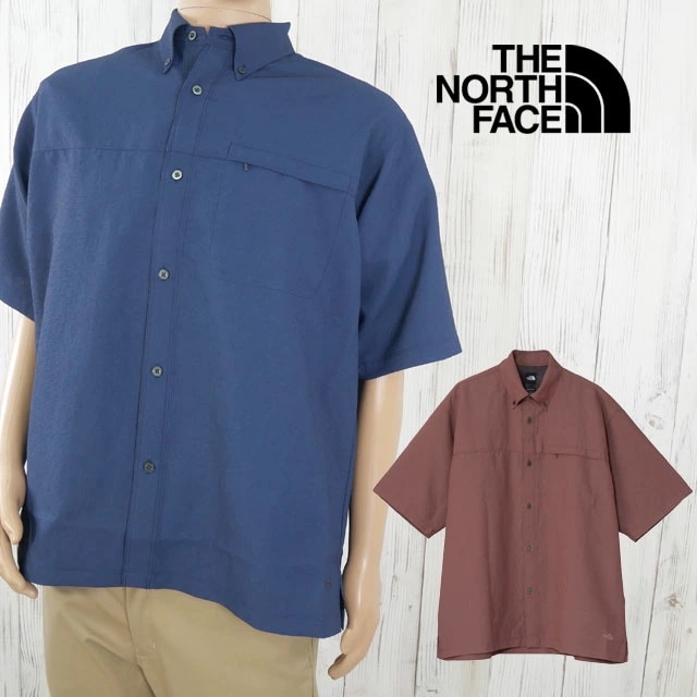 ザ・ノース・フェイス カジュアルシャツ メンズ NR22561 ショートスリーブオーニングシャツ 半袖 リラックス トップス UVケア ウェア アウトドア アパレル ラウンジ UVケア 前開きシャツ