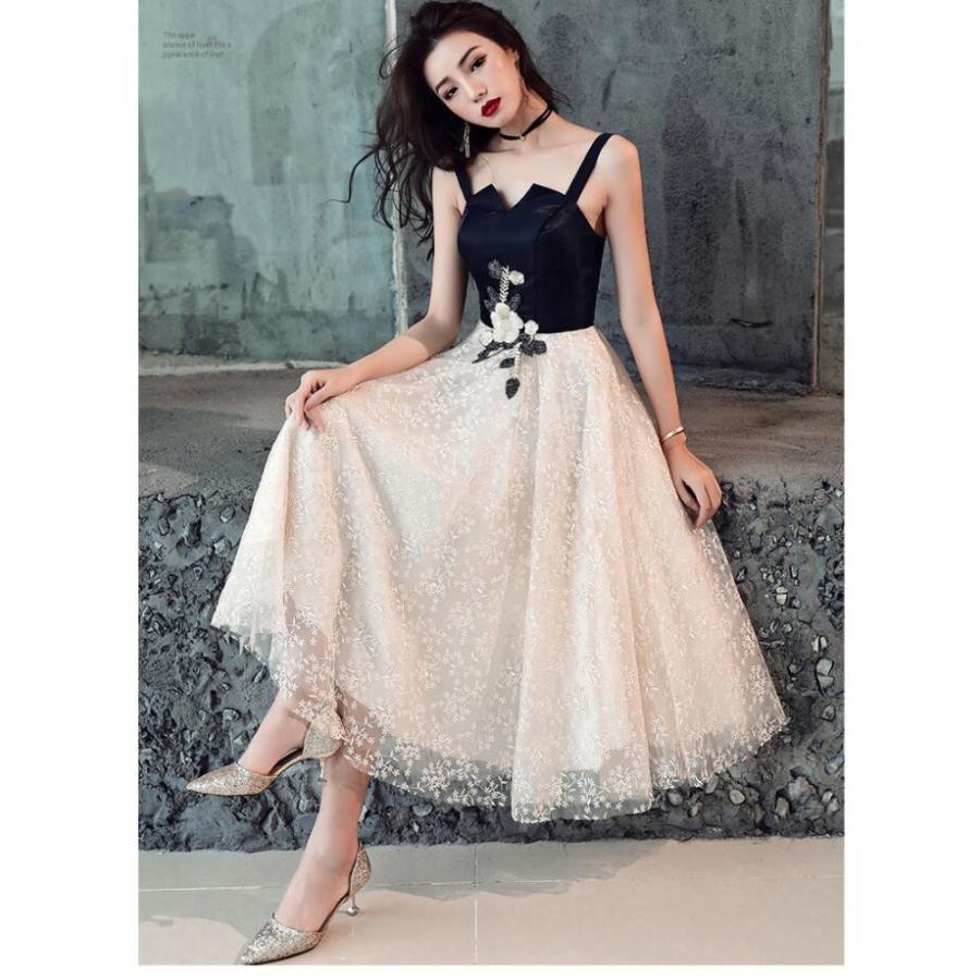 期限セール！ ミモレドレス プリンセスドレス 花嫁の介添えドレス 結婚式 二次会 演奏会 発表会 披露宴 ウエディングドレス パーディードレス 刺繍-155 5,202円