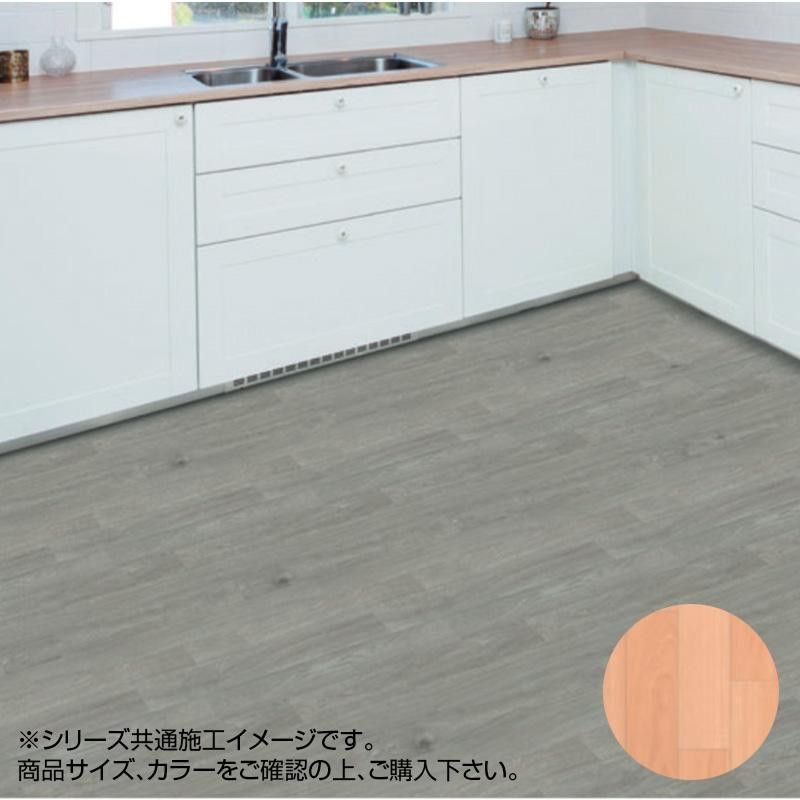 富双合成 クッションフロア スタイルフロア 約182cm幅x20m巻き Y553-Wバーチ