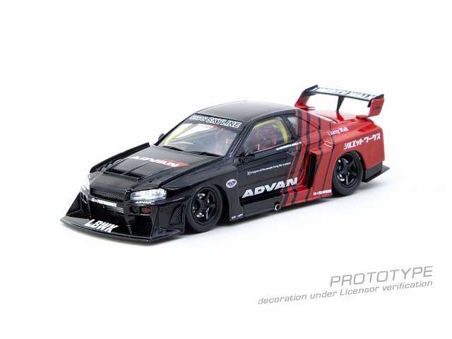 ターマックワークス 1/43 LB-ER34 Super Silhouette SKYLINE ADVAN【T43-021-ADV】 ミニカー T43-021-ADV LB-ER34 スカイライン ア
