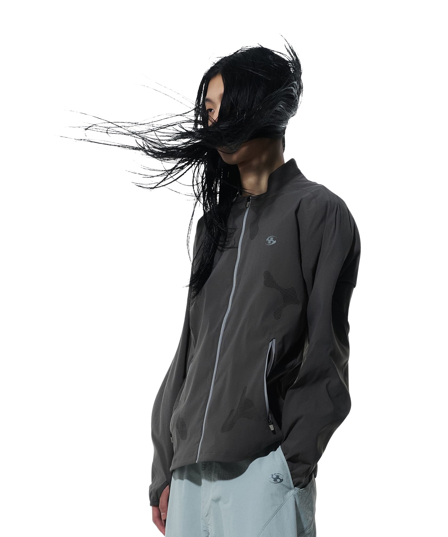 【SANSANGEAR】 24SS SPROCKET HOLE JACKET : BROWN