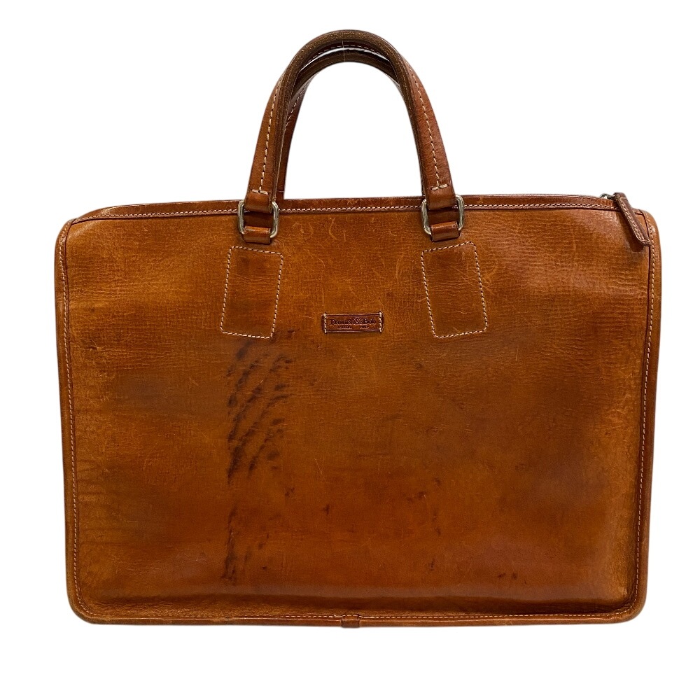 本革 ブリーフケース レザー ビジネスバッグ ブラウン ブランド