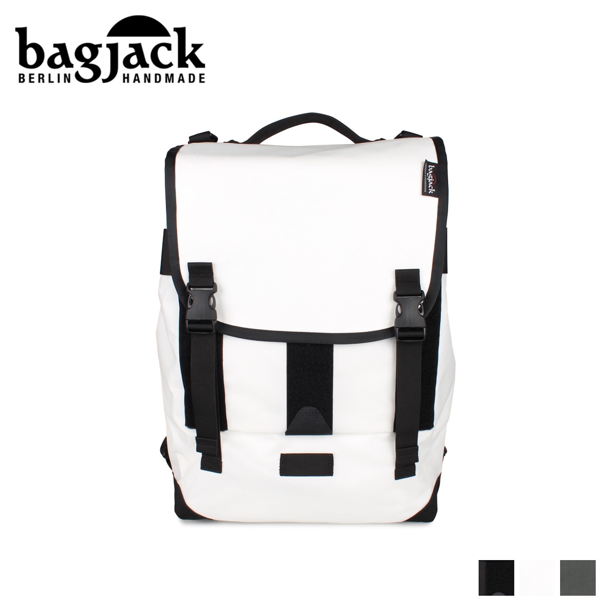 スキッドキャット リュック パック メンズ レディース 防水 20L ブラック ホワイト グレー 黒 白