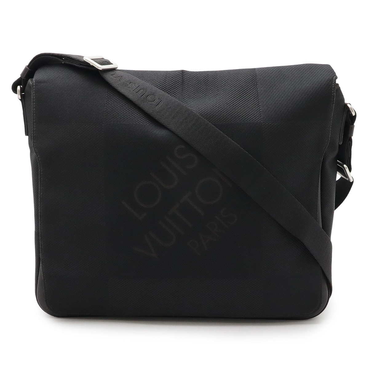 ダミエジェアン メサジェNM ショルダーバッグ メッセンジャーバッグ 斜め掛け ノワール 黒 ブラック M9322