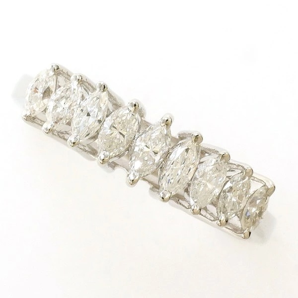 PT900 プラチナ リング 指輪 9号 ダイヤ 0.43 ジュエリー 中古