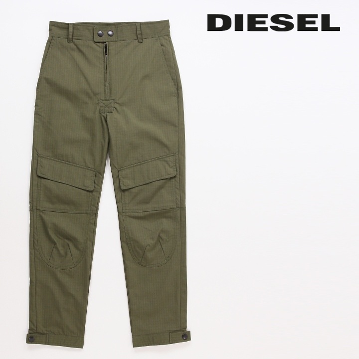 【W26】=レディース【9号】相当 ユニセックス ワークパンツ メンズ レディース P-SIDE ワンポイントベルクロパッチ 薄手 die-m-p-e4-116