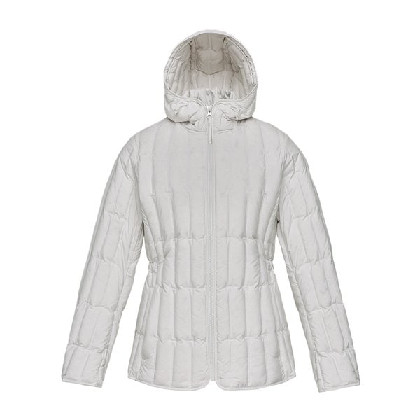 [] 女性ルーラフード付きチューブダウンジャケット2 (1BYPAWU516)