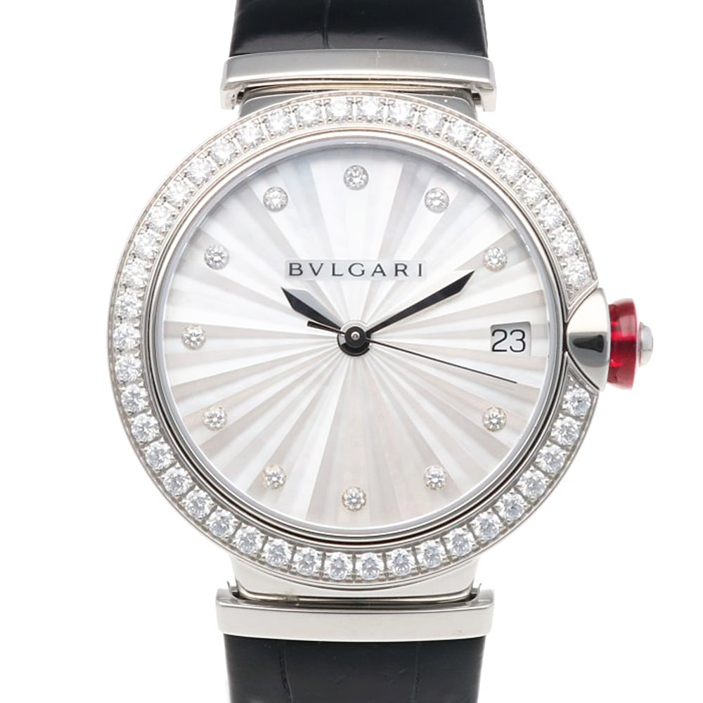 ブルガリ ルチェア 腕時計 ステンレススチール LU33S 自動巻き 1年保証 BVLGARI 中古