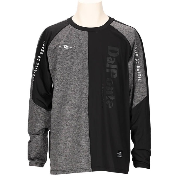 ダウポンチ DALPONTE 裏起毛ウォームプラシャツ DPZ0415-BLACK フットサル サッカー