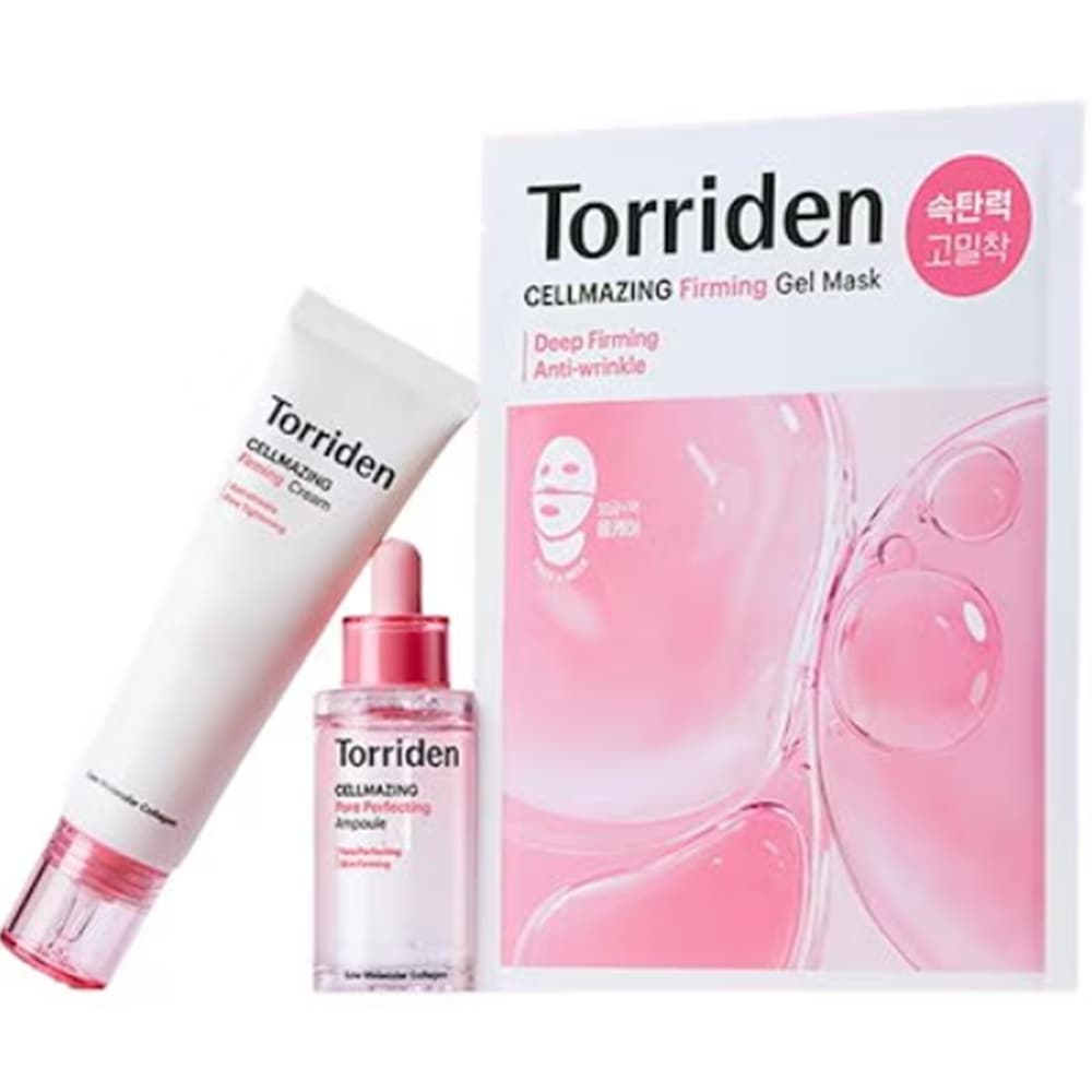 セルメイジング 低分子コラーゲン 毛穴 弾力 アンプル 30ml + コラーゲン 低分子 弾力 クリーム 60ml + ゲルマスク 2枚 5,208円