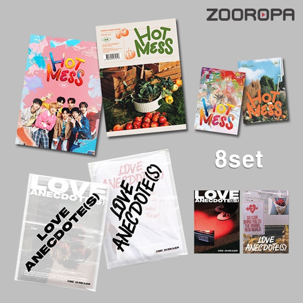 [8종세트] EVNNE 이븐 LOVE ANECDOTE S HOT MESS 4집 5집