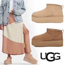 1135092 ウィメンズ クラシック ウルトラ ミニ プラットフォーム 厚底 ブーツ レディース