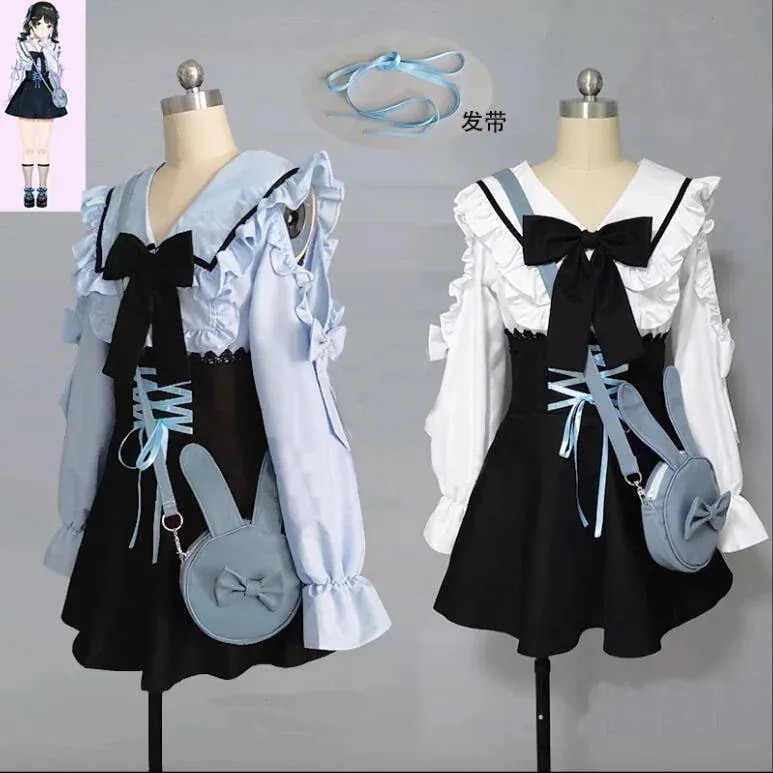 バーチャルYouTuber Vtuber 月ノ美兎 地雷系 コスプレ 衣装 コスチューム  パーティー 変装 仮装 ハロウィン期間限定30％