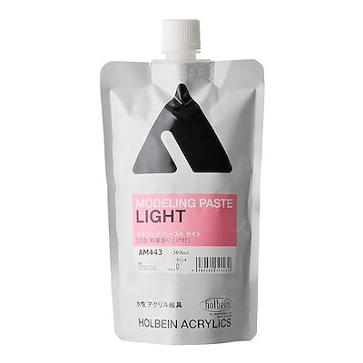 他サイト： ホルベイン アクリリックメディウム AM443 300ml モデリングペーストライト白色軽量盛り上げ材 14443の商品画像
