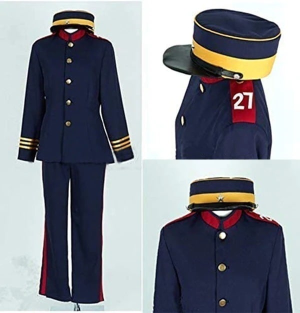 ２点で13o円OFF！【早割り】【即納】今だけの特別価.格!コスプレ ハロウィン コスプレ衣装 宇佐美上等兵 ゴールデンカムイ イベント用品