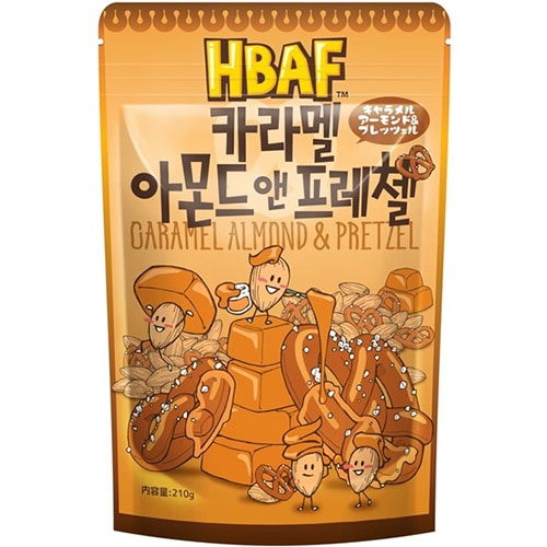 キャラメルアーモンド ＆ プレッツェル 110g x 10袋 韓国 食品 料理 食材 お菓子 お土産 4,920円