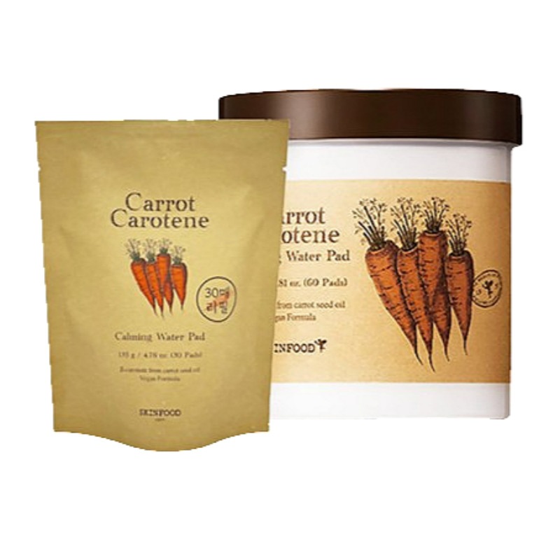 [90枚セット]キャロットカロテンカーミングウォーターパッド, 60枚+詰め替え30