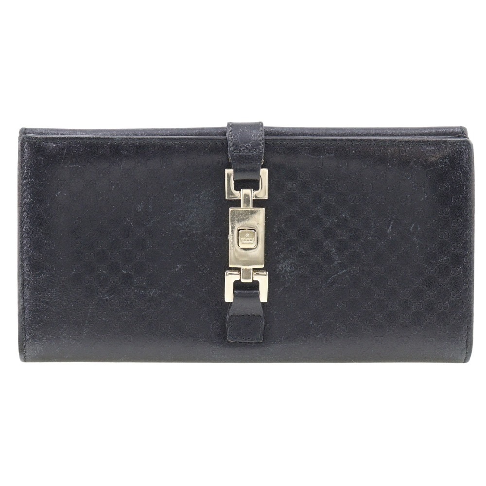 035.2031.2134 長財布 レザー 黒 ユニセックス 中古品