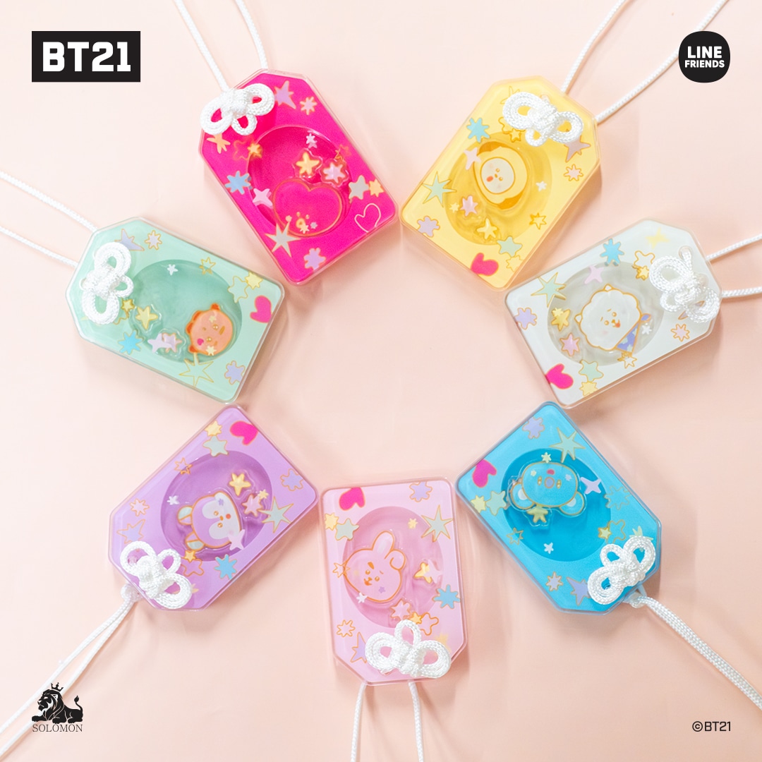 Qoo10] BT21 【アクリルお守りキーリング】OMAMOR