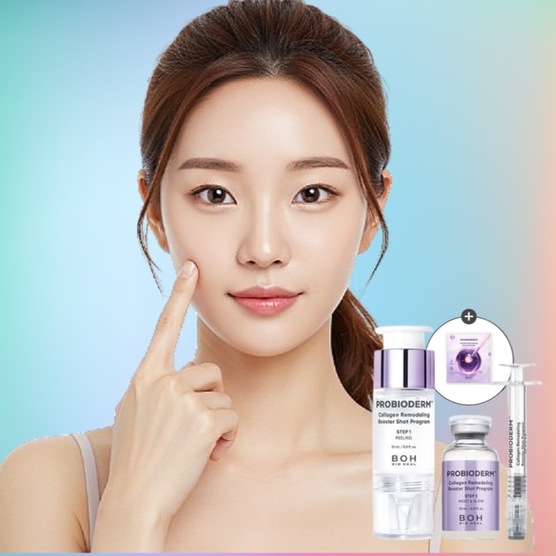 プロ バイオダーム コラーゲン リモデリング ブースターショット プログラム 35ml+ゲルマスク1枚 モコキープ! ポア弾力集中ケアセット 4,728円