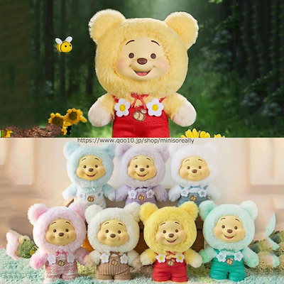 ディズニー くまのプーさん ステッチ&ボタン ミニポリストーン フィギュア 2種 ディズニー くまのプーさん ステッチ&ボタン ミニポリストーン