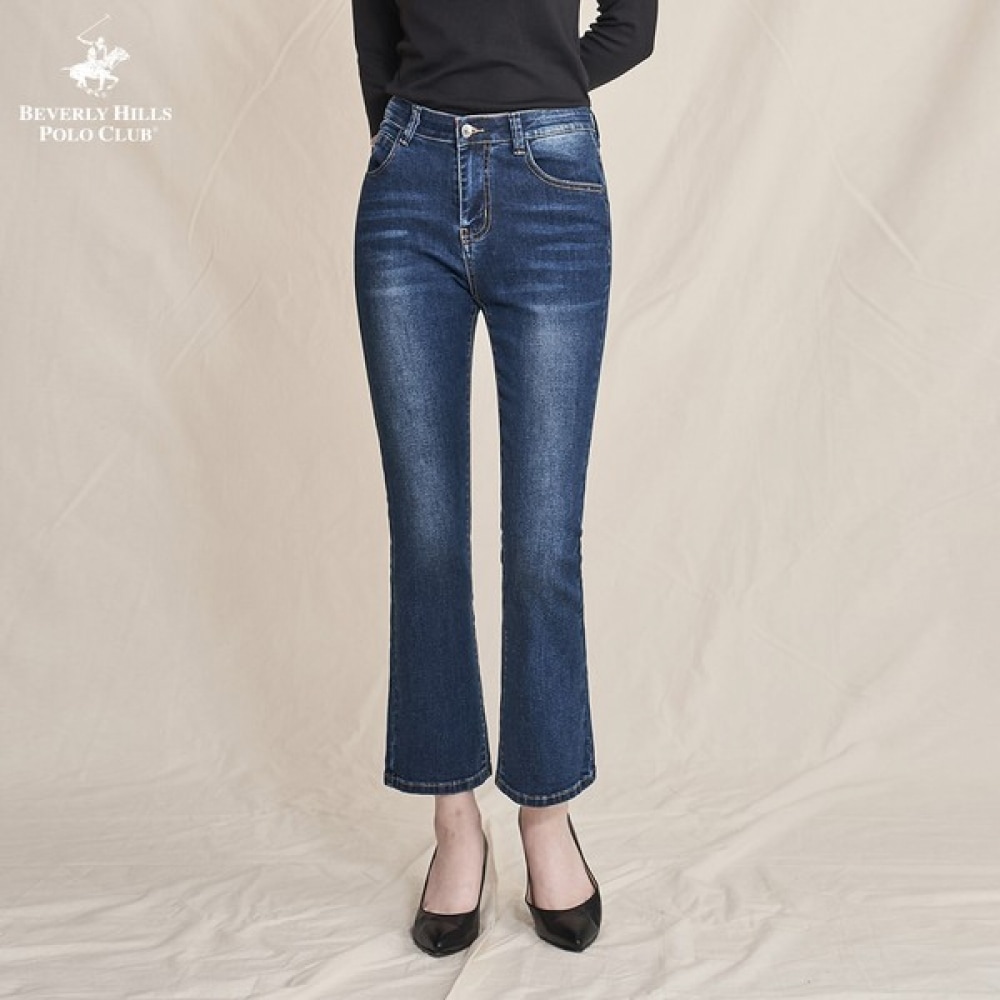 (ビバリーヒルズポロクラブ) シンプルムードアップブーツカットデニムパンツ