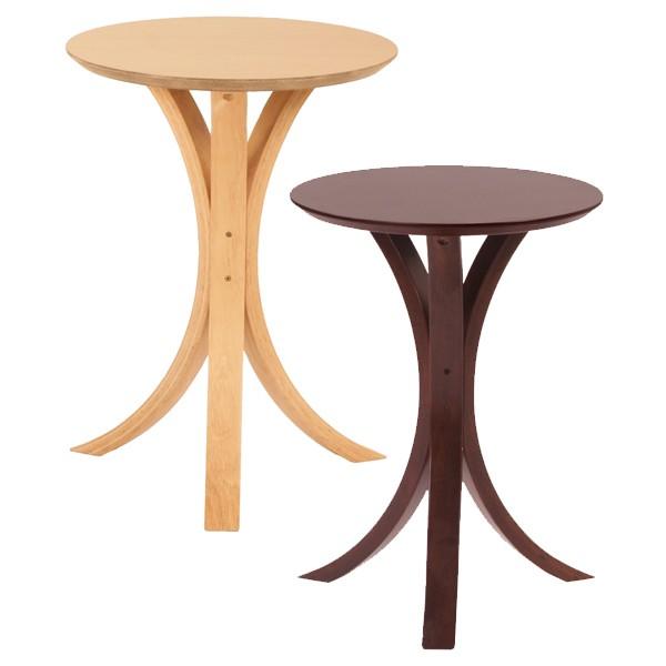 サイドテーブル 円形 丸 ナチュラル 北欧 おしゃれ 脚 デザイン