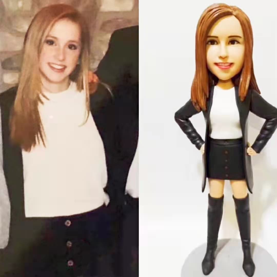 【オーダーメイド】3D肖像画 似顔絵 人形 フィギュア 彼氏 彼女 誕生日 ケーキトッパー 記念日 カップル 友達 プレゼント